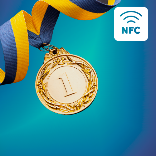 Qliktag NFC Tag for Metal or Metallic Products & Surfaces