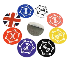 Round Hard PVC Disk NTAG 424DNA NFC Tag